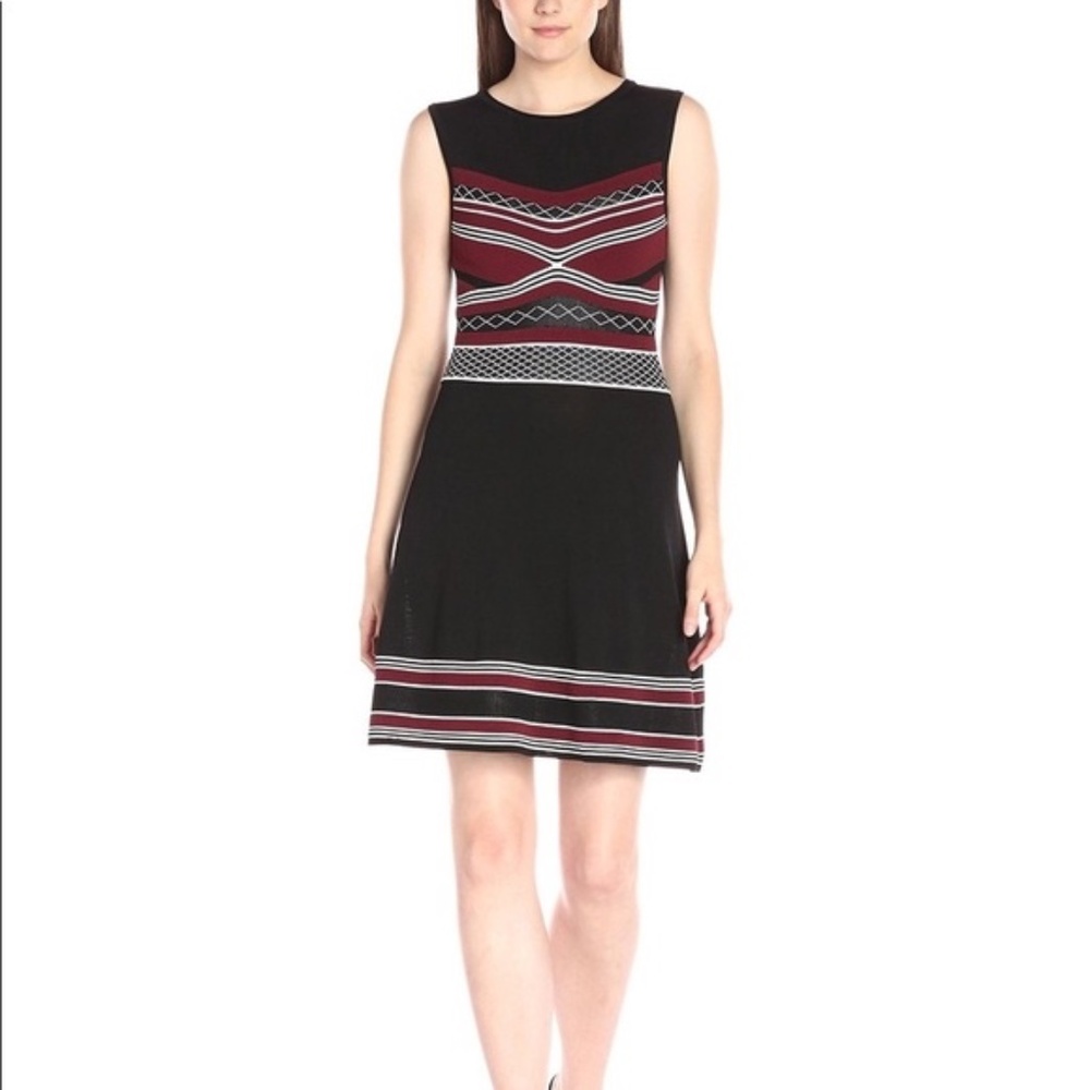 Shoshanna knit sleeveless AVA DRESS